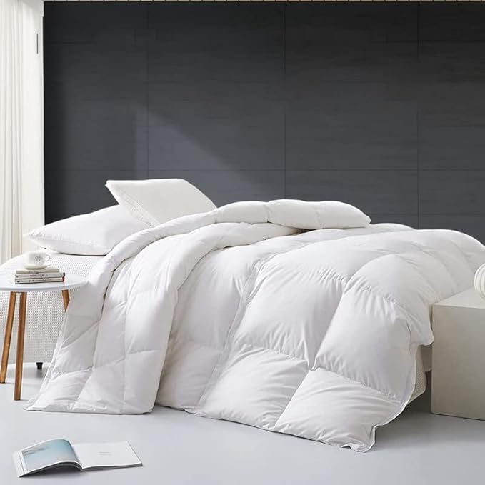 WSOKO COTTON&nbsp; Duvet 500 GSM Winter Comforter Premium Collection Quilted Comforter (92" x 106" Inches/233cm x 269cm) - King Size Comforter|White| Microfiber| lightweight