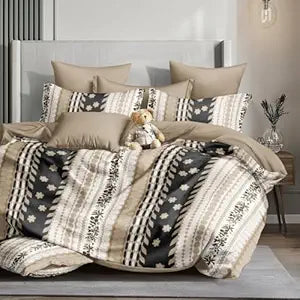 wsoko,premium, cotton 400tc, bedsheet super king size,108x108 3p set