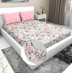 wsoko,premium, cotton 400tc, bedsheet super king size,108x108 3p set