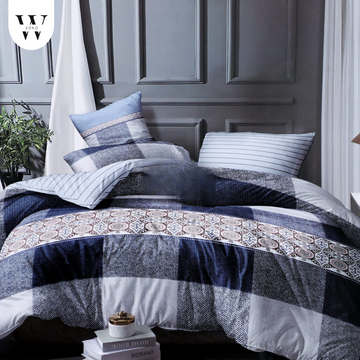 WSOKO PREMIUM COTTON. 100%.TC.400.SUPAR KING SIZE 108x108 BEDSHEET 2PILLO 3P SET MULTI COLOUR