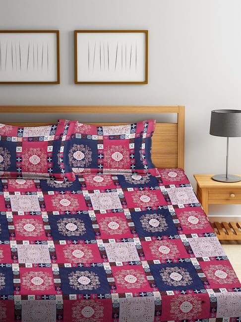 wsoko,premium, cotton 400tc, bedsheet super king size,108x108 3p set