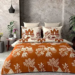 wsoko,premium, cotton 400tc, bedsheet super king size,108x108 3p set