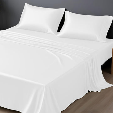 WSOKO COTTON 100% 500TC STRIP PLAN BEDSHEET KING SIZE 108X108 2PILLO BEDSHEET 3PEES SET
