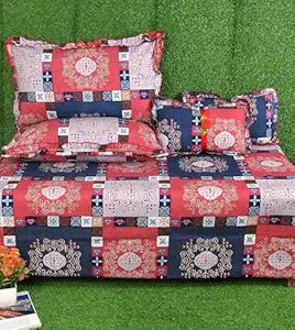 wsoko,premium, cotton 400tc, bedsheet super king size,108x108 3p set