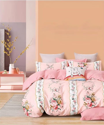 wsoko,premium, cotton 400tc, bedsheet super king size 3p set
