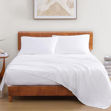 WSOKO. PREMIUM COTTON 100% 500GSM STRIP PLAN KING SIZE 108X100 BEDSHEET 2PILLO 3P SET
