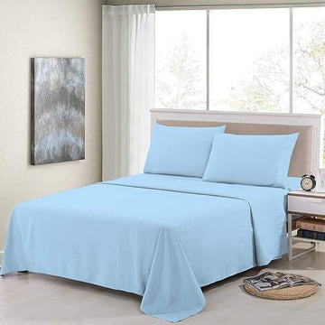 WSOKO 100% PREMIUM STRIP PALAN COTTON  BEDSHEET 300TC 2PILLO 3P SET QUEEN SIZE 90X100