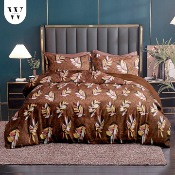 WSOKO 100%.PREMIUM COTTON..TC.400.QUEEN SIZE 90x100 BEDSHEET 2PILLO 3P SET MULTI COLOUR