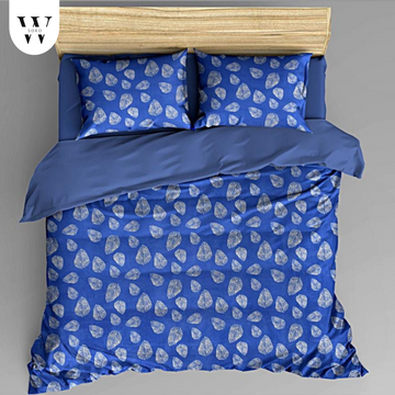 WSOKO 100%.PREMIUM COTTON..TC.400.QUEEN SIZE 90x100 BEDSHEET 2PILLO 3P SET MULTI COLOUR