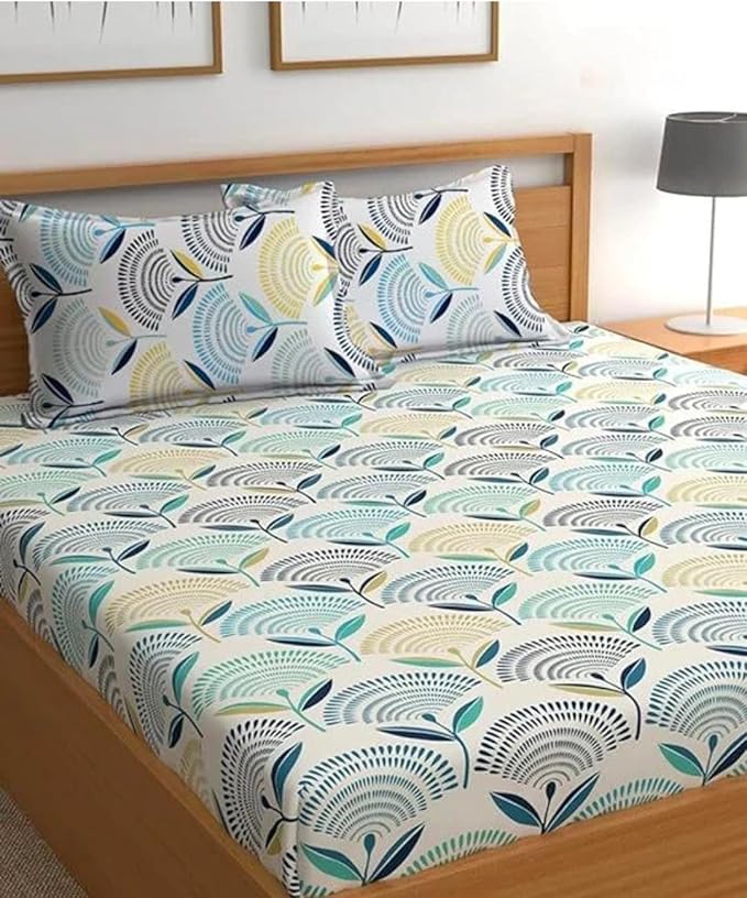 wsoko,premium, cotton 400tc, bedsheet super king size,108x108 3p set