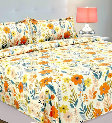 wsoko,premium, cotton 400tc, bedsheet super king size,108x108 3p set