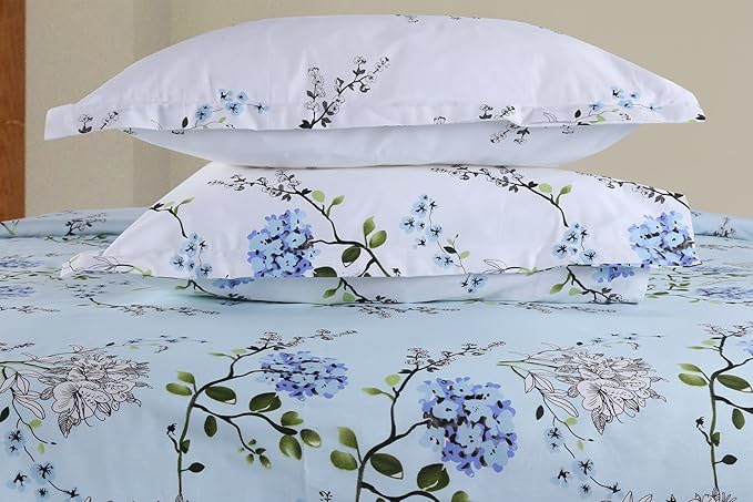 WSOKO PREMIUM COTTON. 100%.TC.400.SUPAR KING SIZE 108x108 BEDSHEET 2PILLO 3P SET MULTI COLOUR
