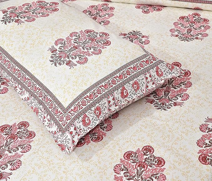 wsoko,premium, cotton 400tc, bedsheet super king size,108x108 3p set