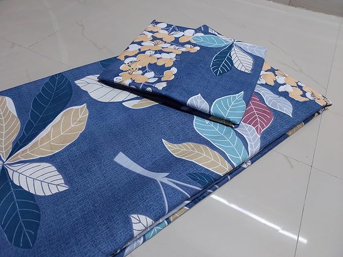 WSOKO PREMIUM COTTON. 100%.COTTON TC 400.SUPAR KING SIZE 108x108 BEDSHEET 2PILLOW  3P SET MULTI COLOUR