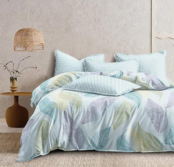 WSOKO COTTON JAIPUR PRINT BEDSHEET KING SIZE 100% PURE  COTTON 400TC BEDSHEET WITH 2 PILLOW 3P SET 108X108 SIZE