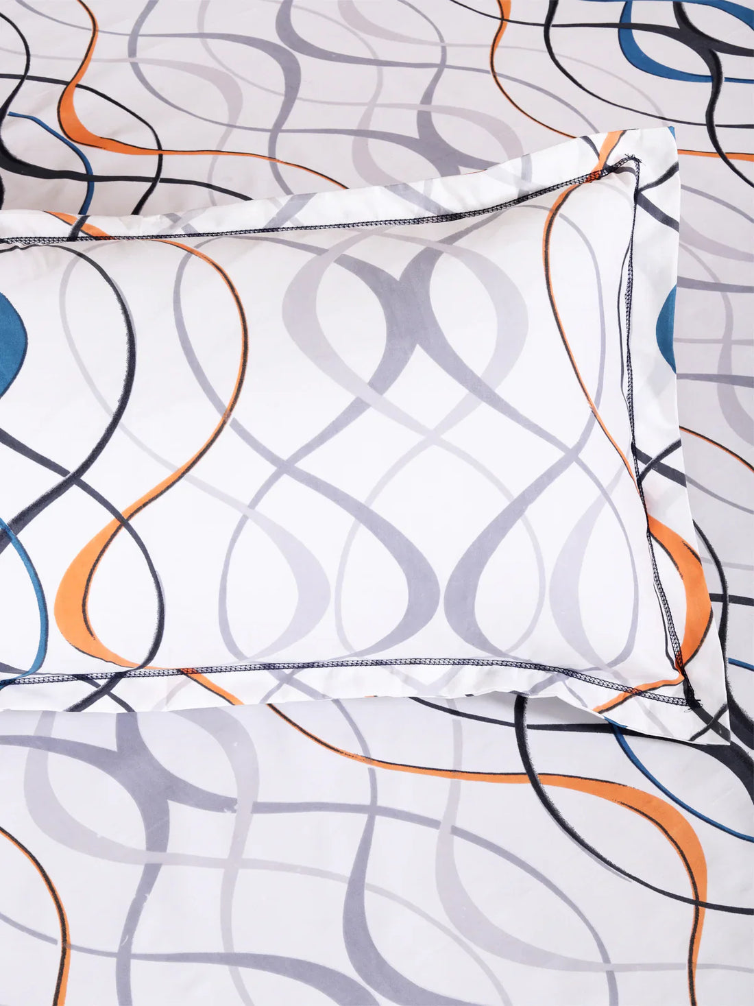 WSOKO PREMIUM COTTON.100% TC 300 QUEEN SIZE 90X100 BEDSHEET 2PILLO 3P SET MULTI COLOUR