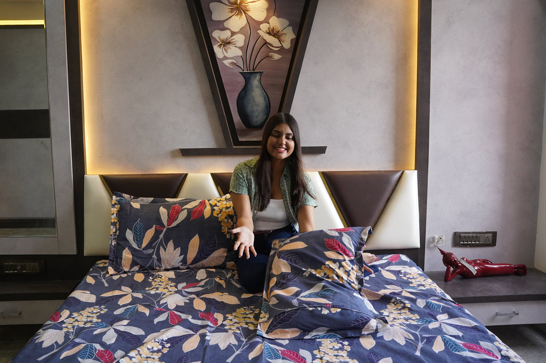 WSOKO PREMIUM COTTON. 100%.TC.400.SUPAR KING SIZE 108x108 BEDSHEET 2PILLO 3P SET MULTI COLOUR