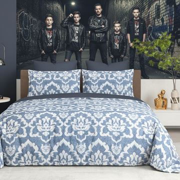 wsoko,premium, cotton 400tc, bedsheet super king size,108x108 3p set
