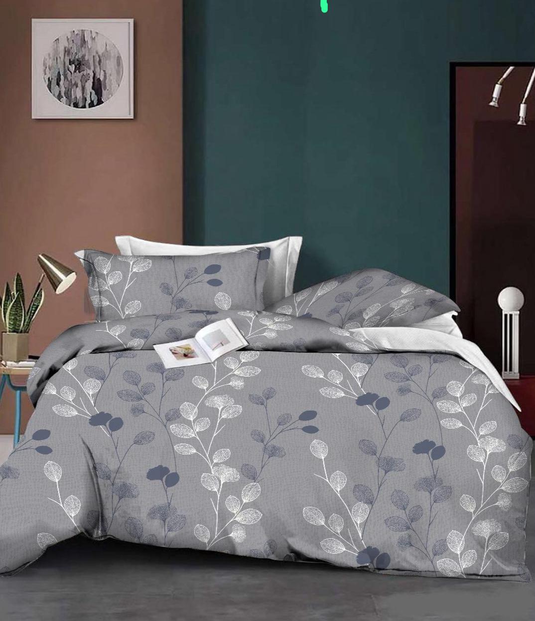 WSOKO PREMIUM COTTON. 100%.COTTON TC 400.SUPAR KING SIZE 108x108 BEDSHEET 2PILLOW  3P SET MULTI COLOUR