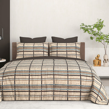 WSOKO PREMIUM COTTON. 100%.COTTON TC 400.SUPAR KING SIZE 108x108 BEDSHEET 2PILLOW  3P SET MULTI COLOUR