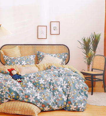 wsoko,premium, cotton 400tc, bedsheet super king size 3p set