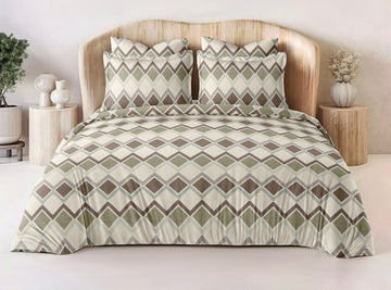 Weaves,Bedsheet 108x108 Super King, 100% Pure Cotton Bed Sheet with 2 Pillow,400t