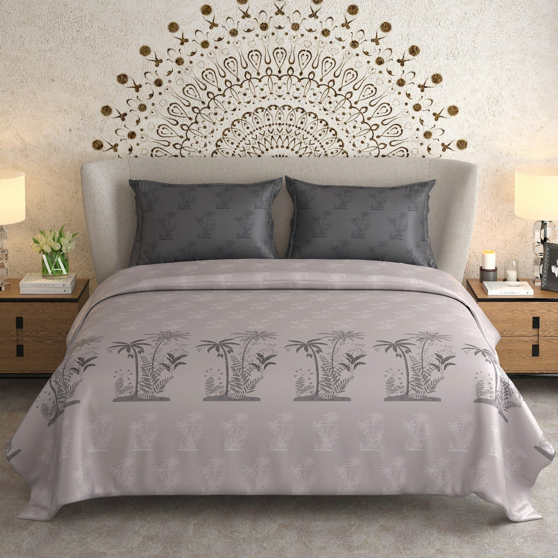 wsoko 500tc cotton 100% Organic Cotton Fitted Bedsheet for Super King Size Bedsheet royal 108x108  size